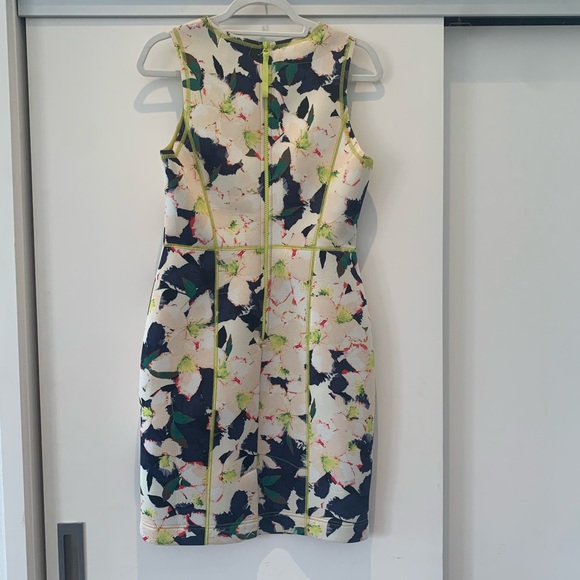 J. Crew Sleeveless Scuba Floral Dress NWOT - Picture 4 of 8